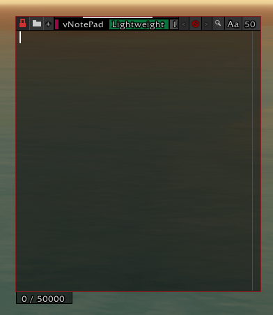 vNotepad 1.0.2 Plain.png