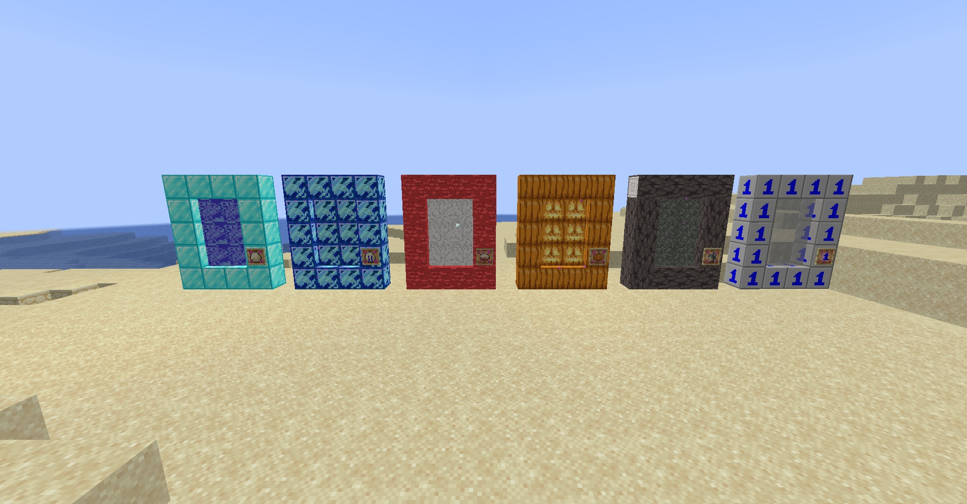 Some of the portals.