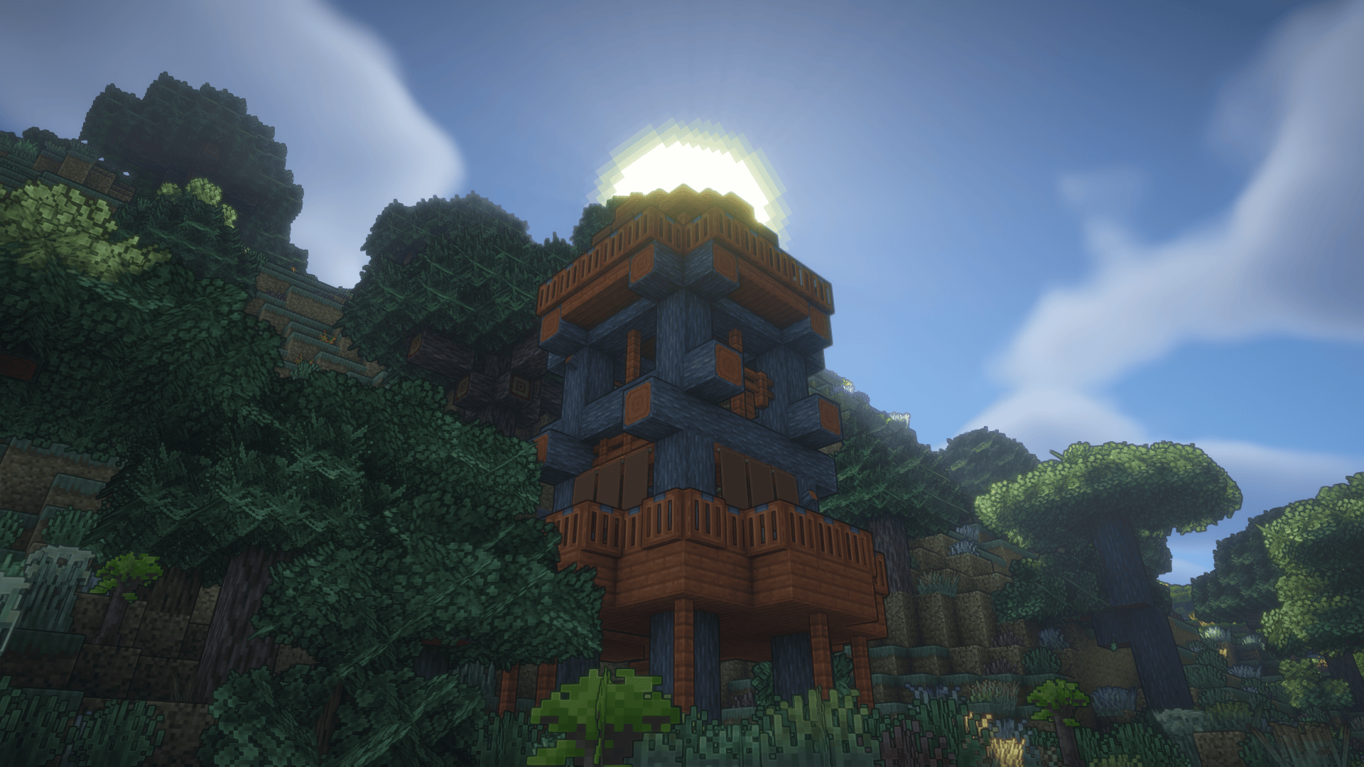 Thumbnail 'Savannah survey tower' Taken using BSL Shaders