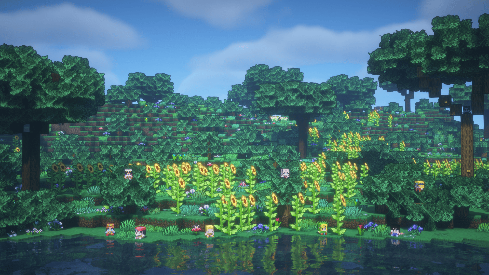 Thumbnail 'Riverside get-together' - Taken using BSL Shaders