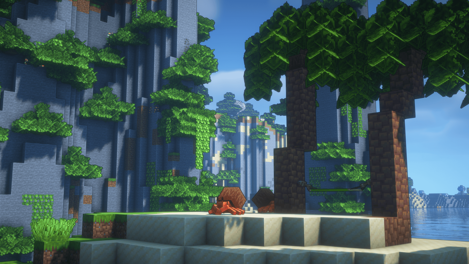 Thumbnail 'Crabs on a beach' - Taken using BSL Shaders