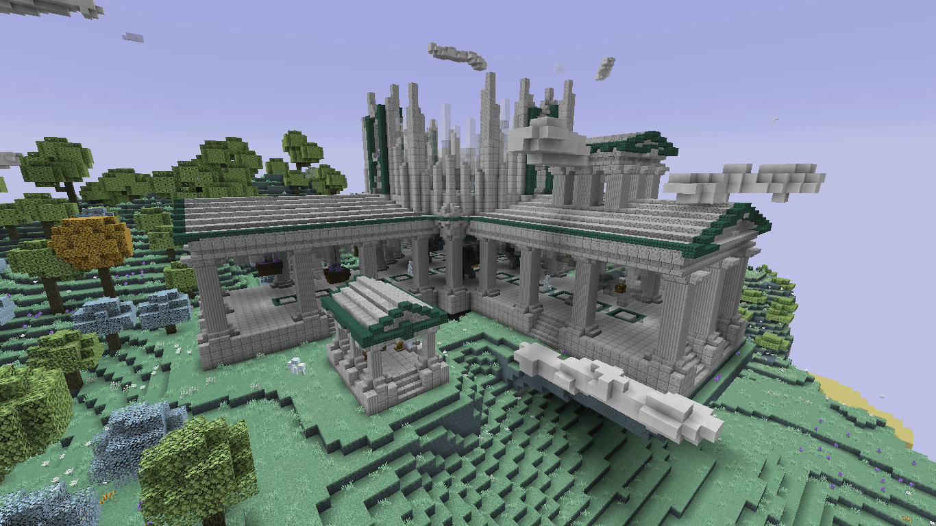 Modified Legendary Mob's Cloudy Temple to spawn in the Aether Dimension