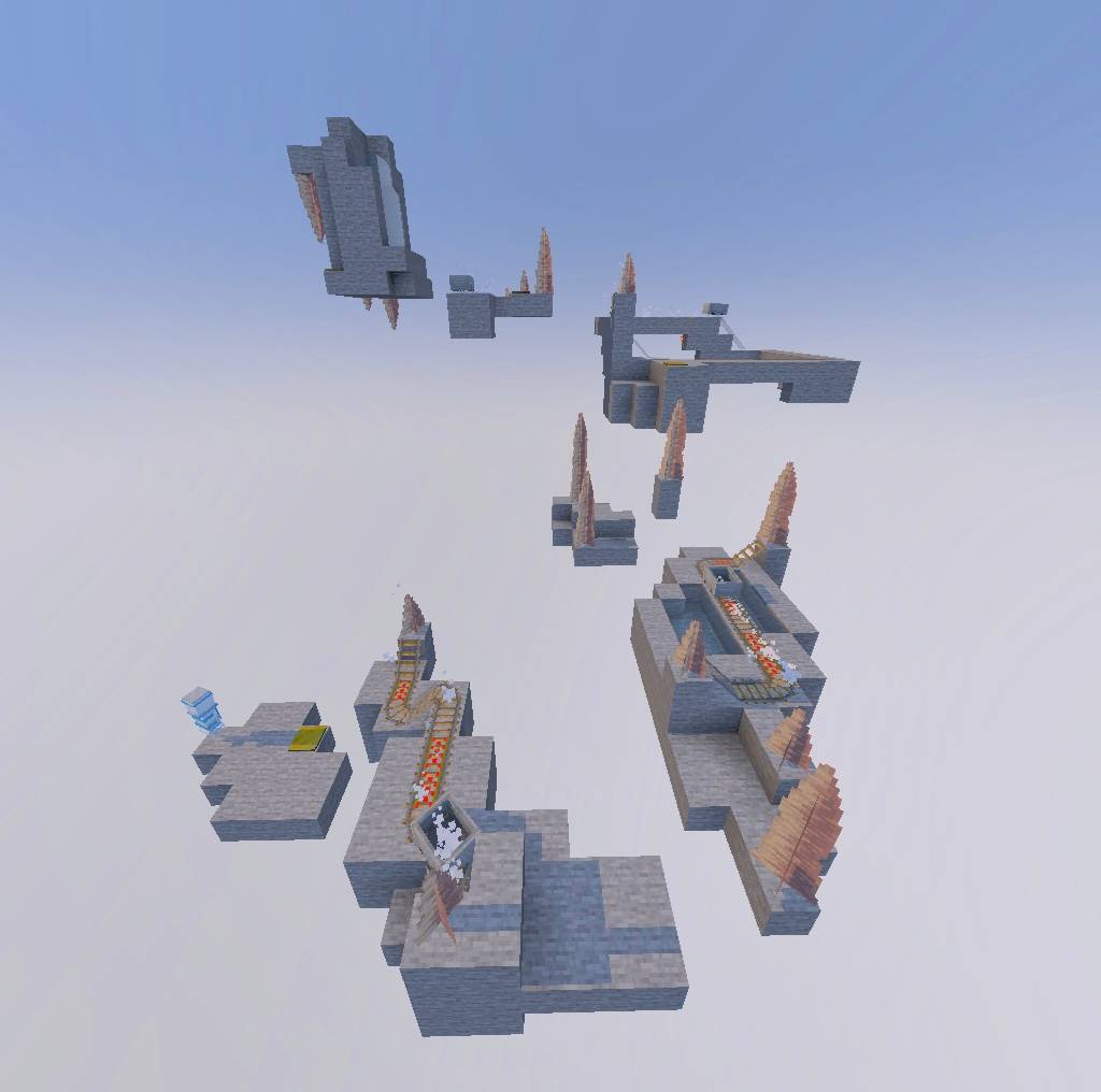This image shows Level 1 of Minecart Mines.