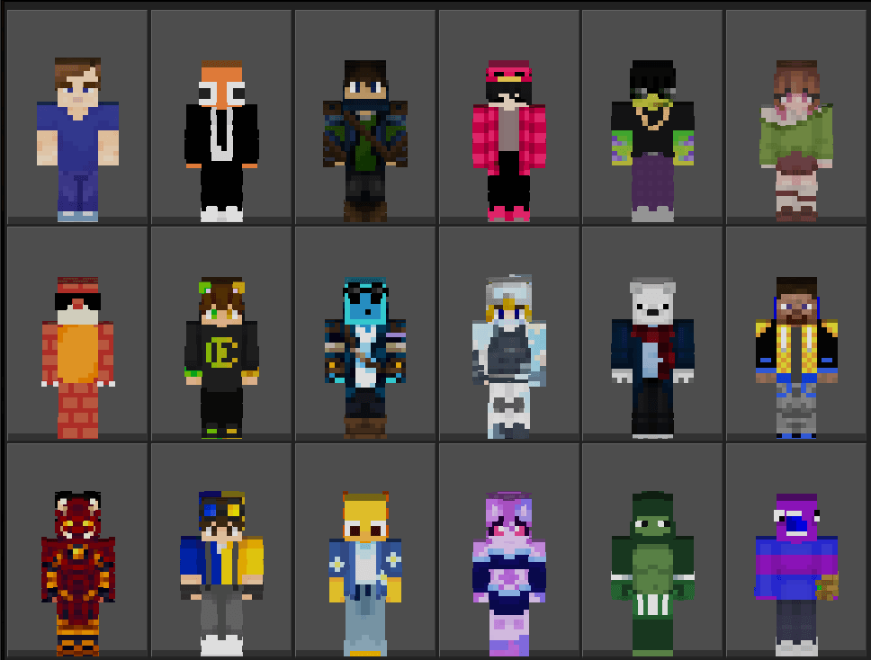 Unstable SMP Skinpack Minecraft Bedrock Skins CurseForge