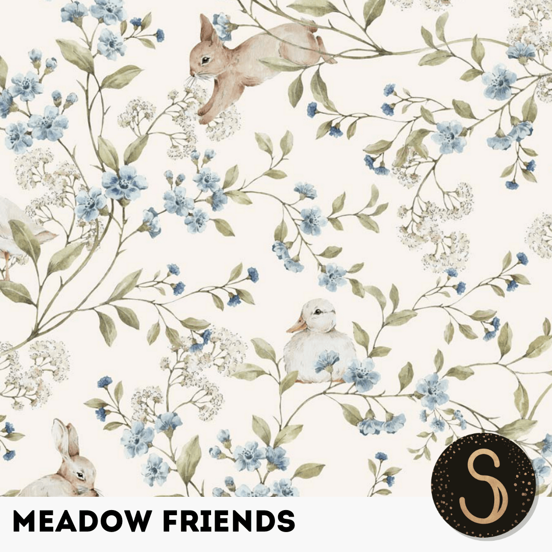 Sims4Luxury - Nursery - Meadow friends - Wallpapers