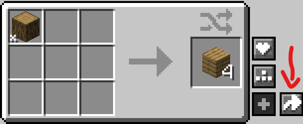 Location of share button