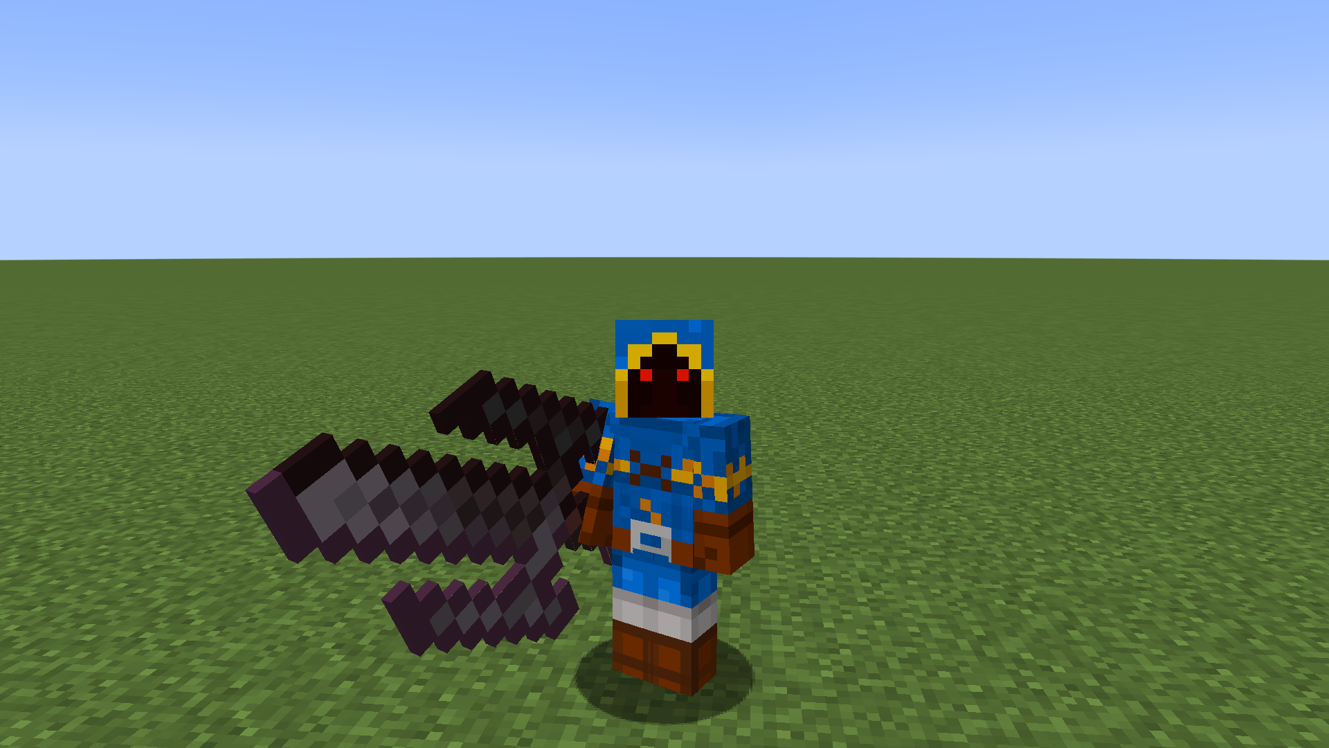 (Netherite Glaive) a basic but actually really strong sword