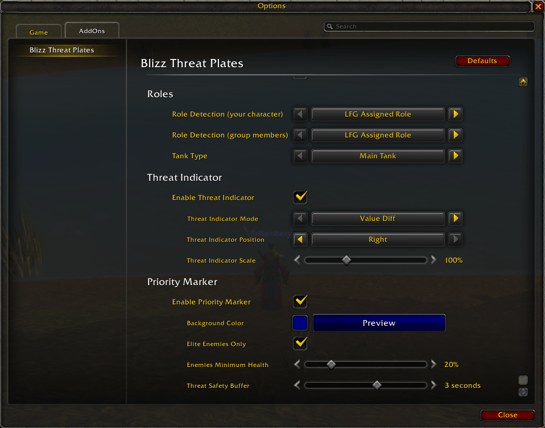 A modern-looking option page is available to customize the addon to your liking (bottom part).