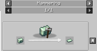 Hammering Zinc Ingot Into Create Deco Zinc Sheet