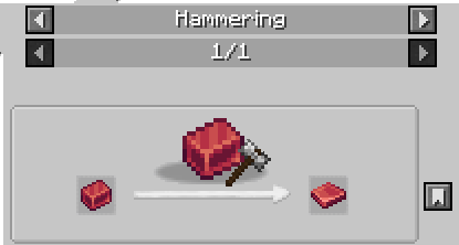 Hammering Ad Astra Calorite Ingot Intro Plate