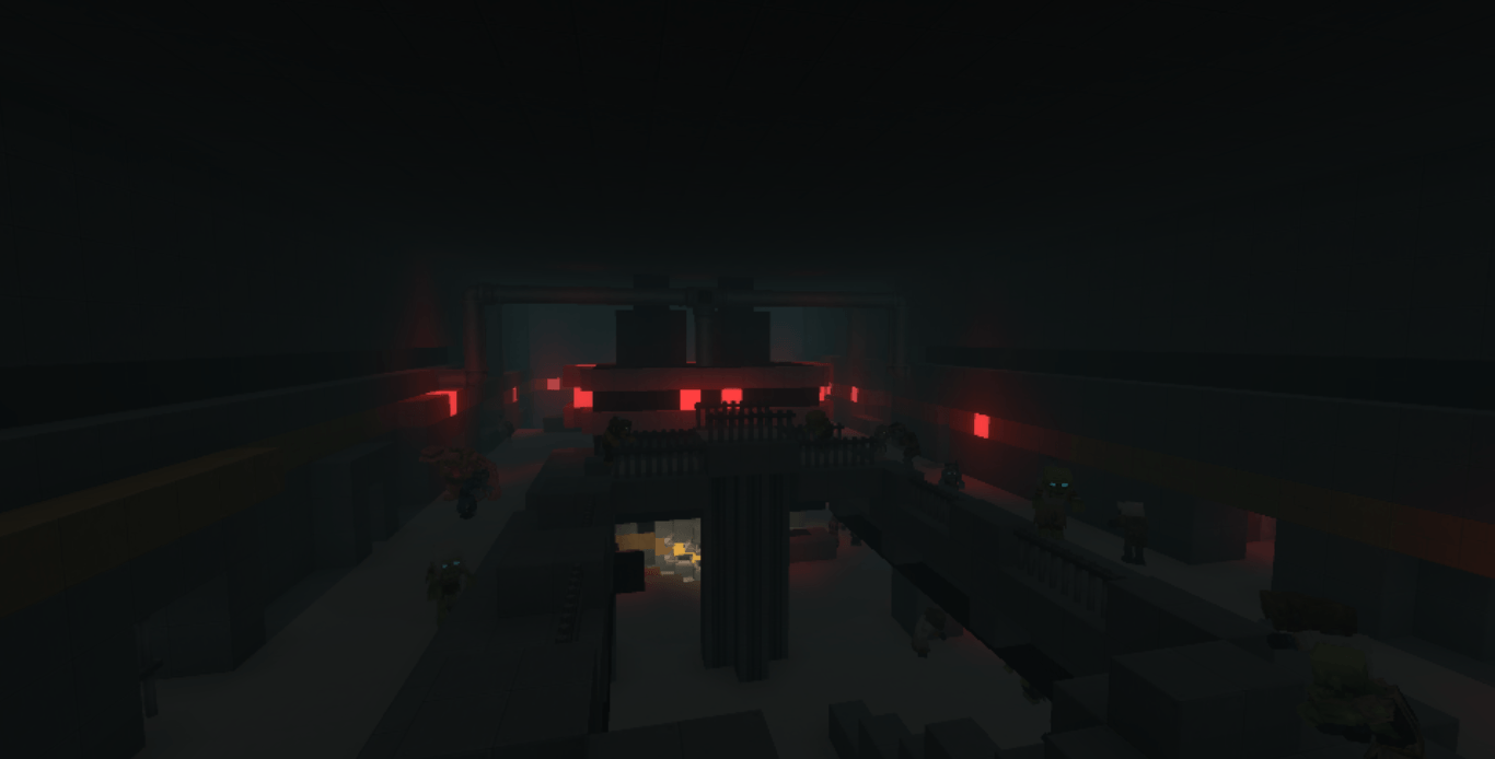 A screenshot of the final room from the Mod Jam.