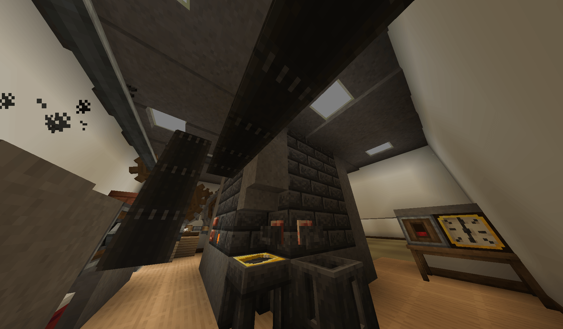 A player's smeltery room