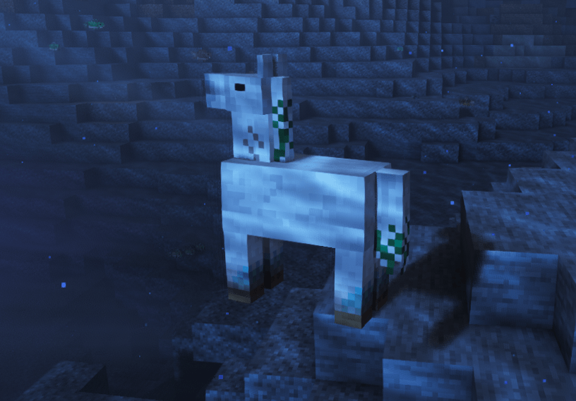 Kelpie on water