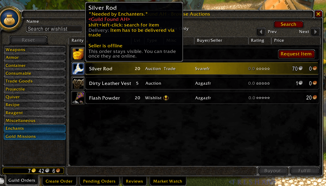 Guild Found AH