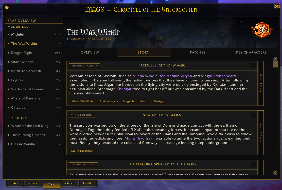 Thumbnail UPCOMING FEATURE: ERAS STORY