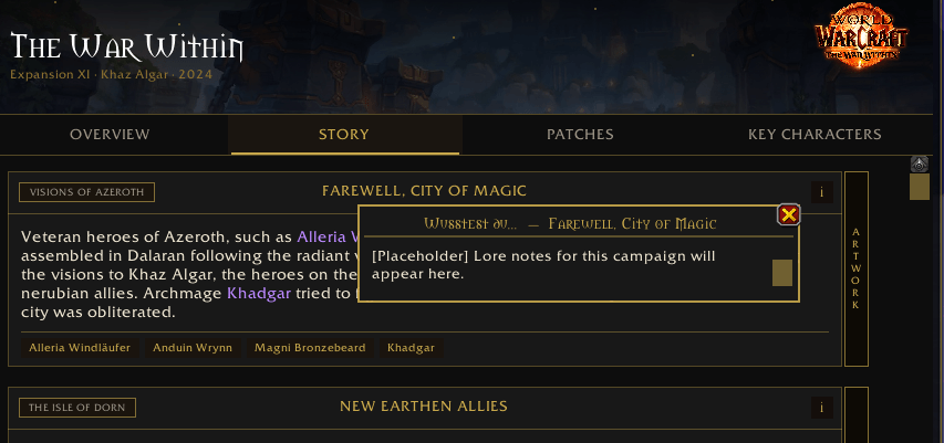 Thumbnail UPCOMING FEATURE: ERAS "i"-Button Popup