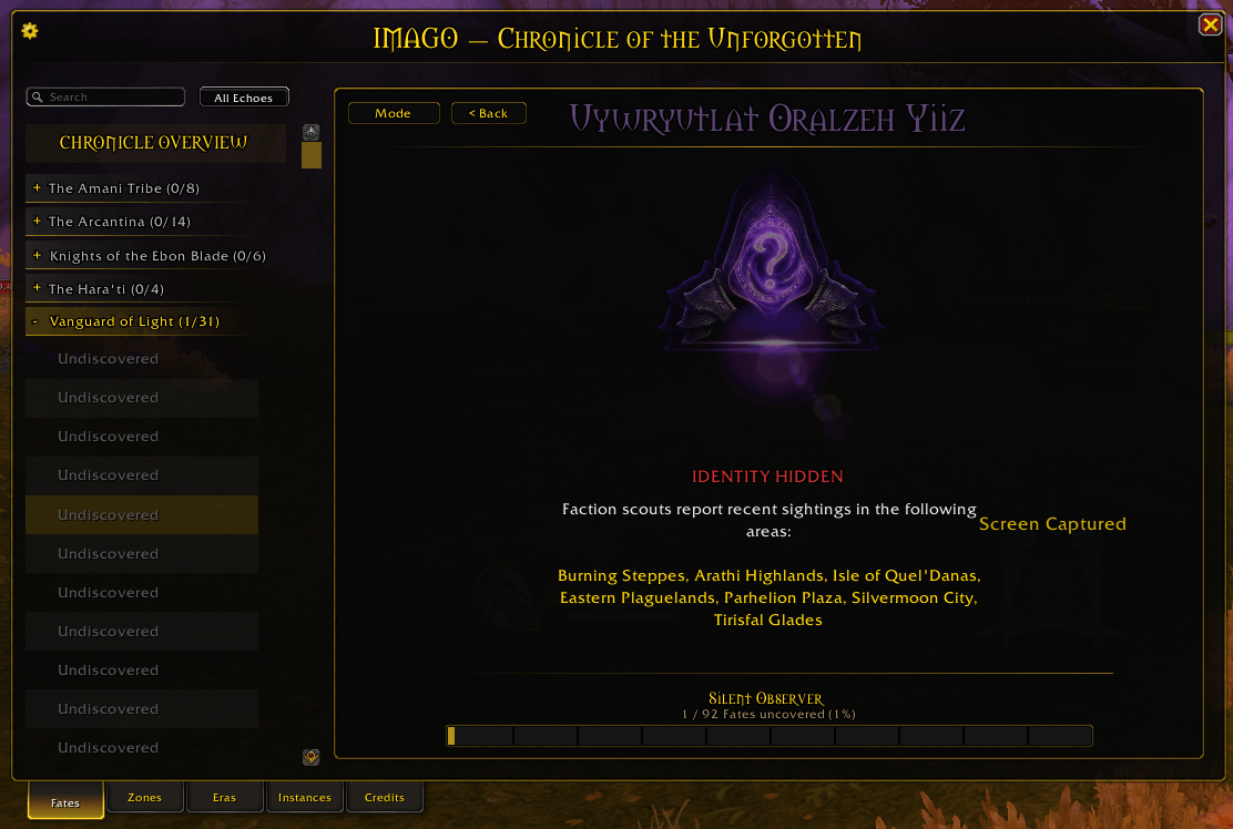 Thumbnail Fates - UNDISCOVERED NPC