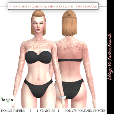 Vikings V2 Tattoo Female