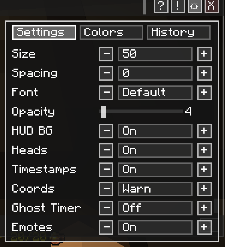 Thumbnail Chat Setting V1.4