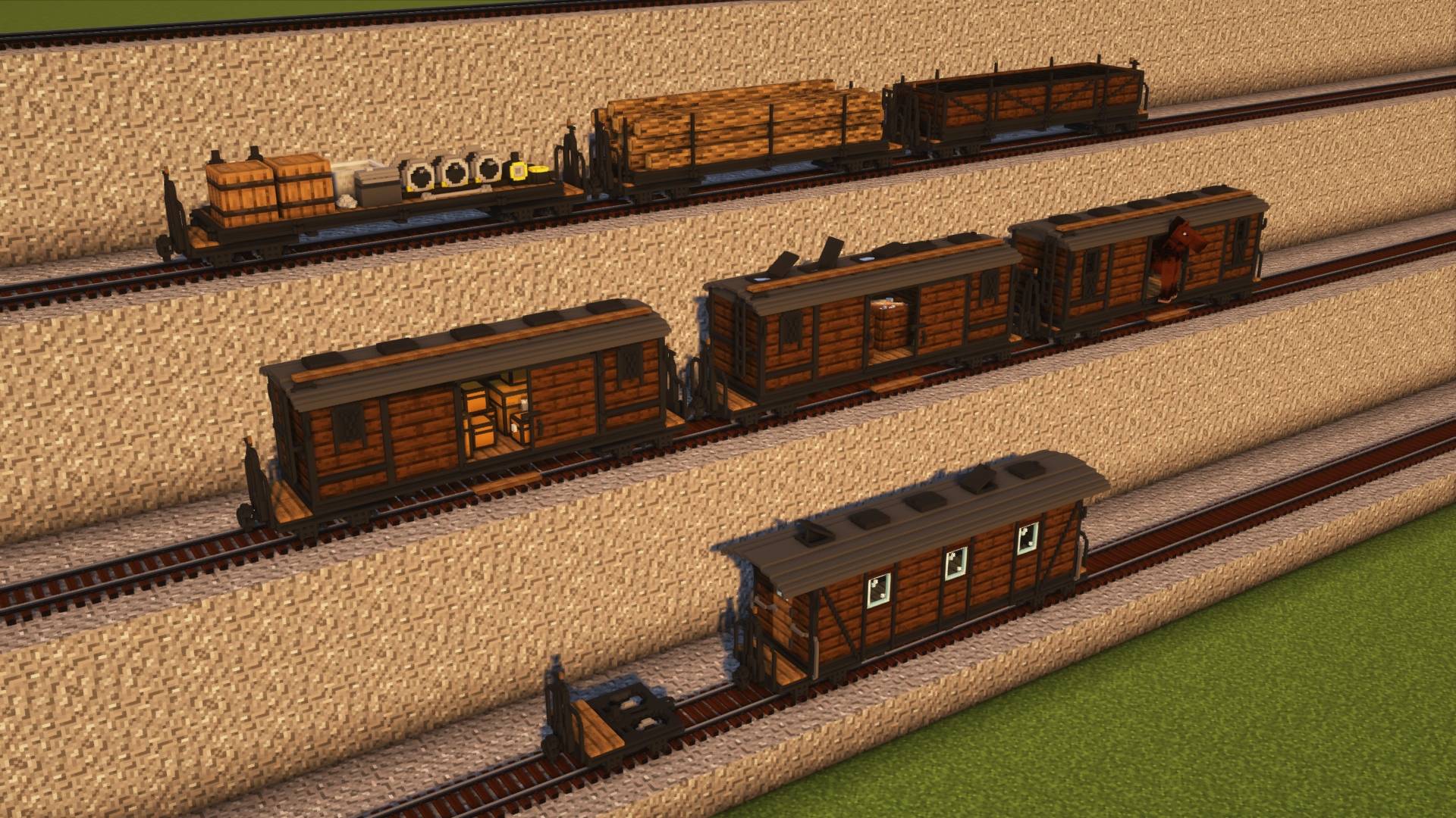 Thumbnail Multi-Use Flat bed, Multi-Use Box, and 3rd Class Passenger.