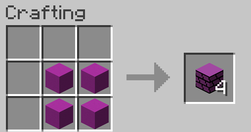 Ruins Bricks Crafting Recipe