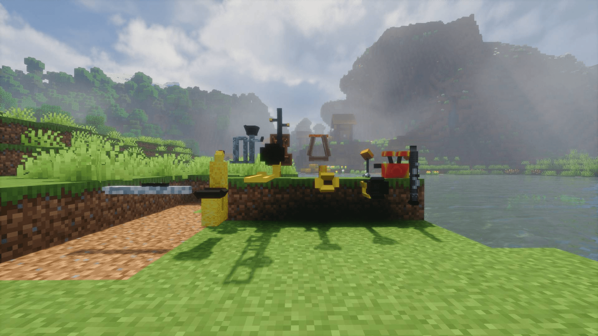 In this image, you can find all the instruments from our mod for you to enjoy.