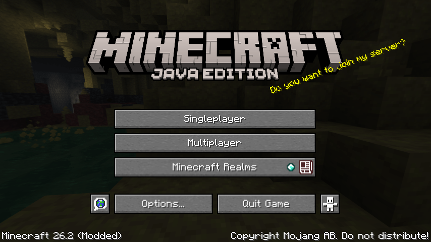 The new titlescreen