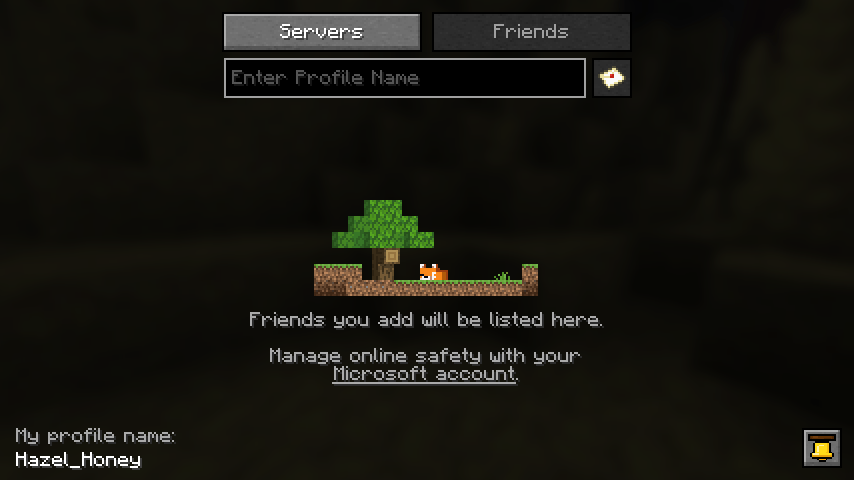 The friends screen has been redone, this is what it looks like empty