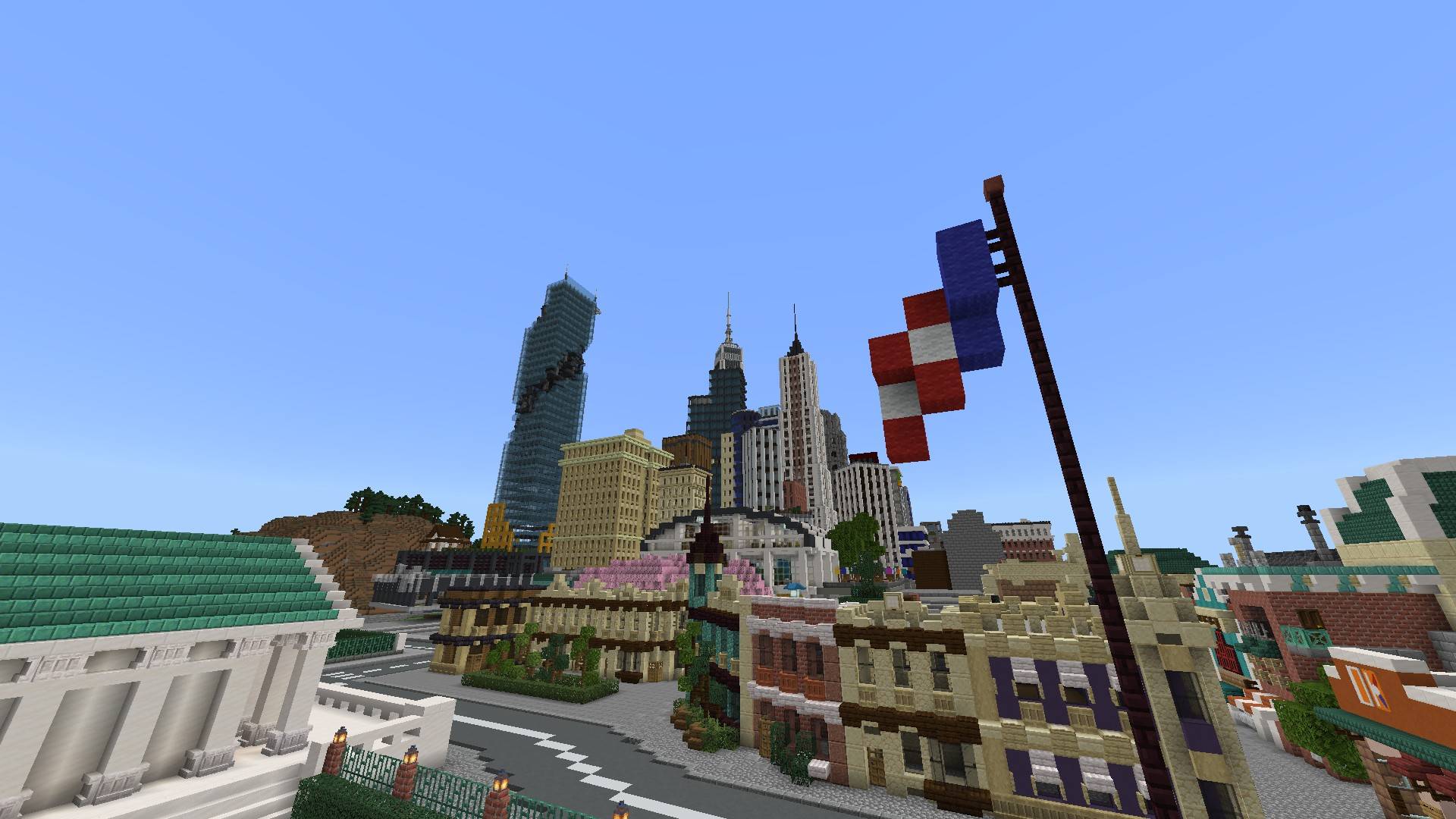Western skyline