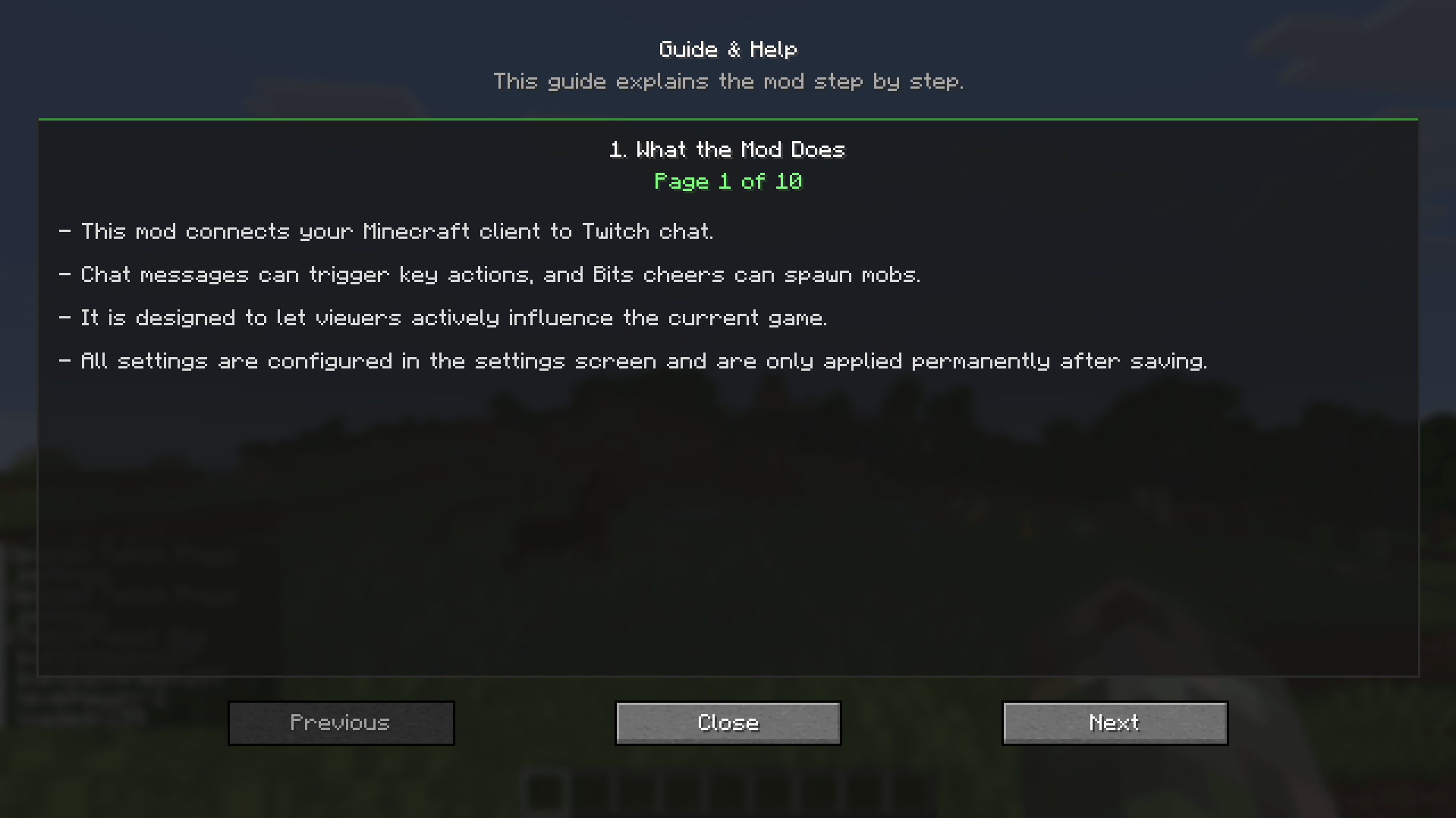 Thumbnail What the Mod Does