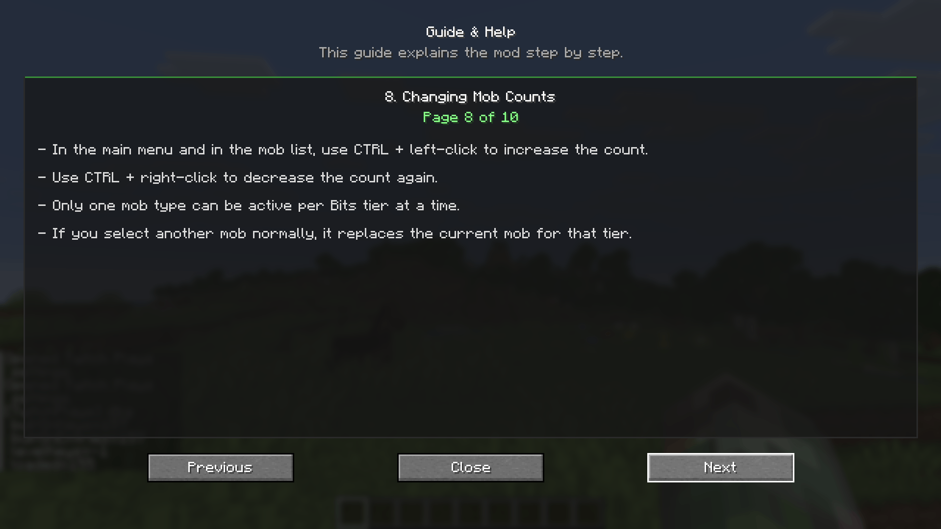 Thumbnail Changing Mob Counts