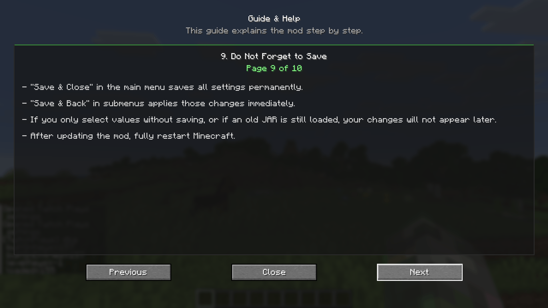 Thumbnail Do Not Forget to Save