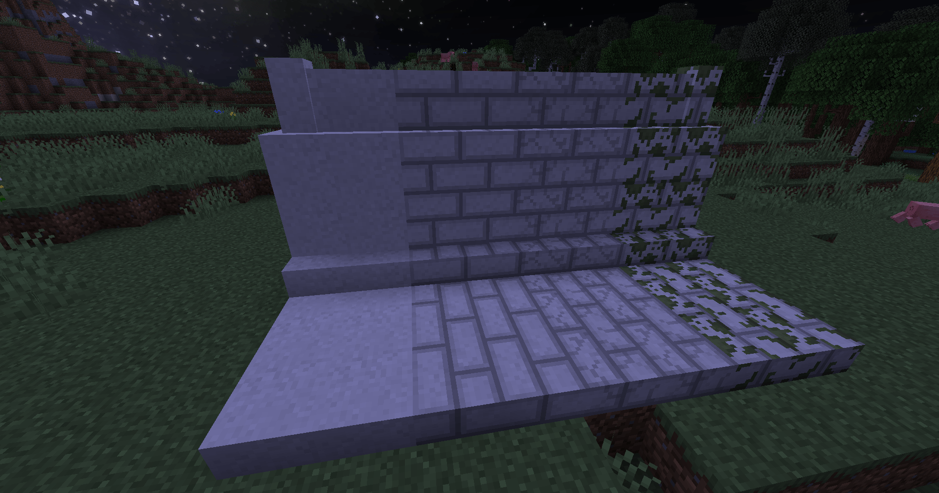 The new Marble block set and its variants.