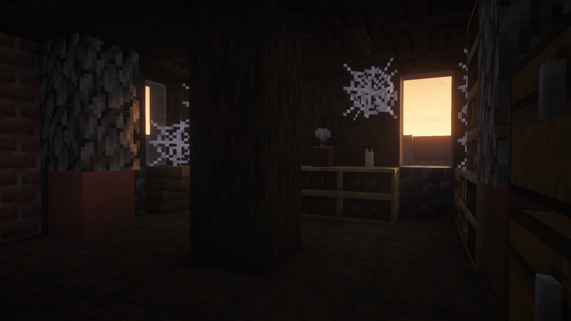 Inside the default house on the player's Home Island.