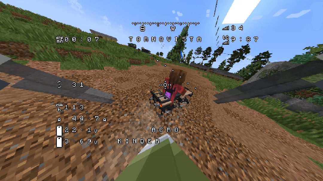 A FPV Drone chasing a player on a quad.
The Quad is from the Immersive Vehicles™ Official Content Pack™ (not sponsored)