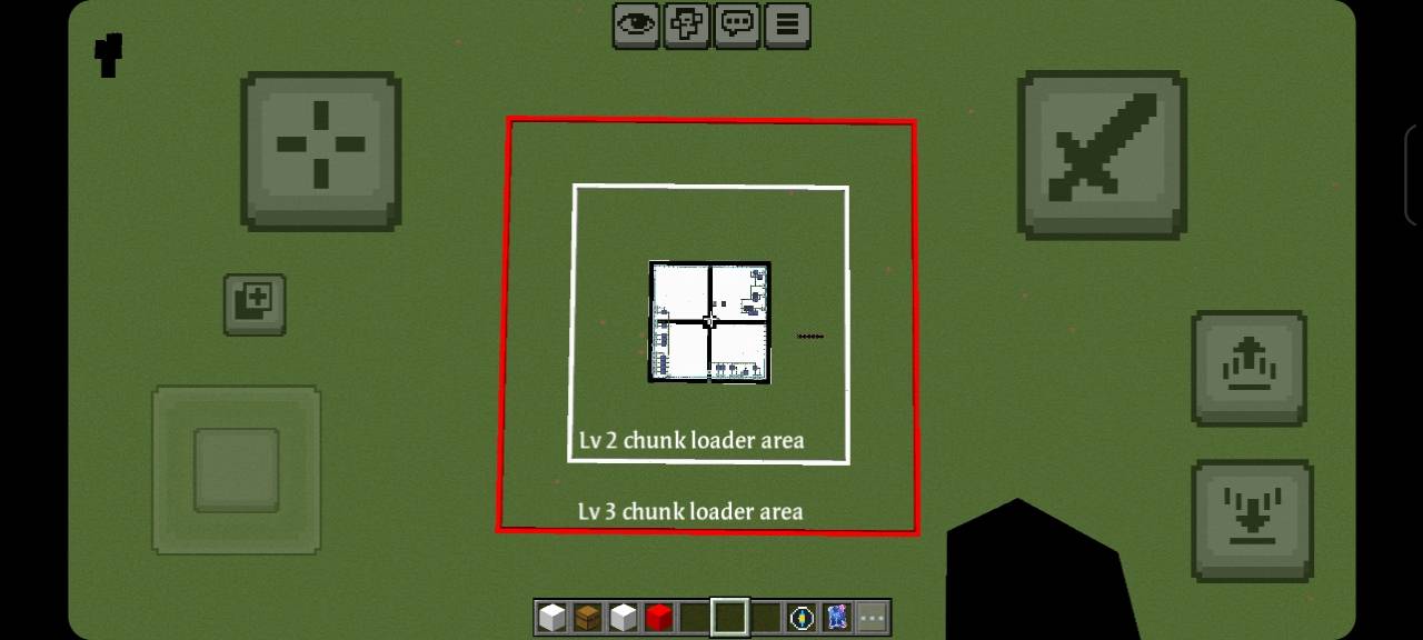 Chunk loaded area