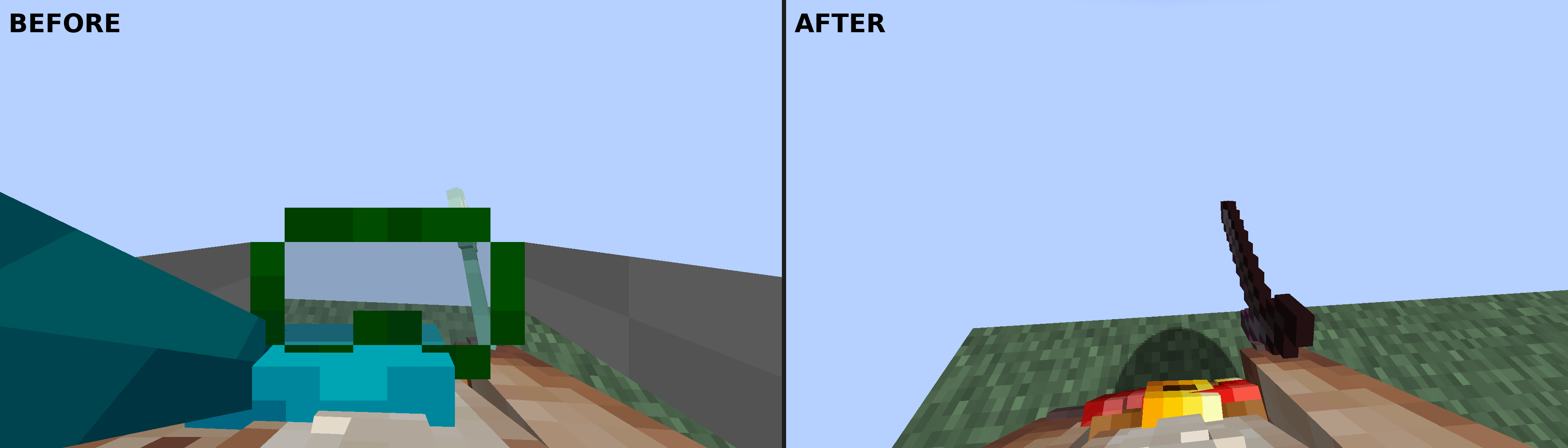 Model render Bug Fix between First-person Model and accessories mods.