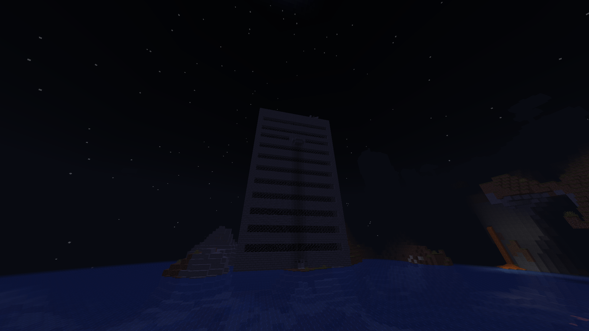 ARC fondation at night