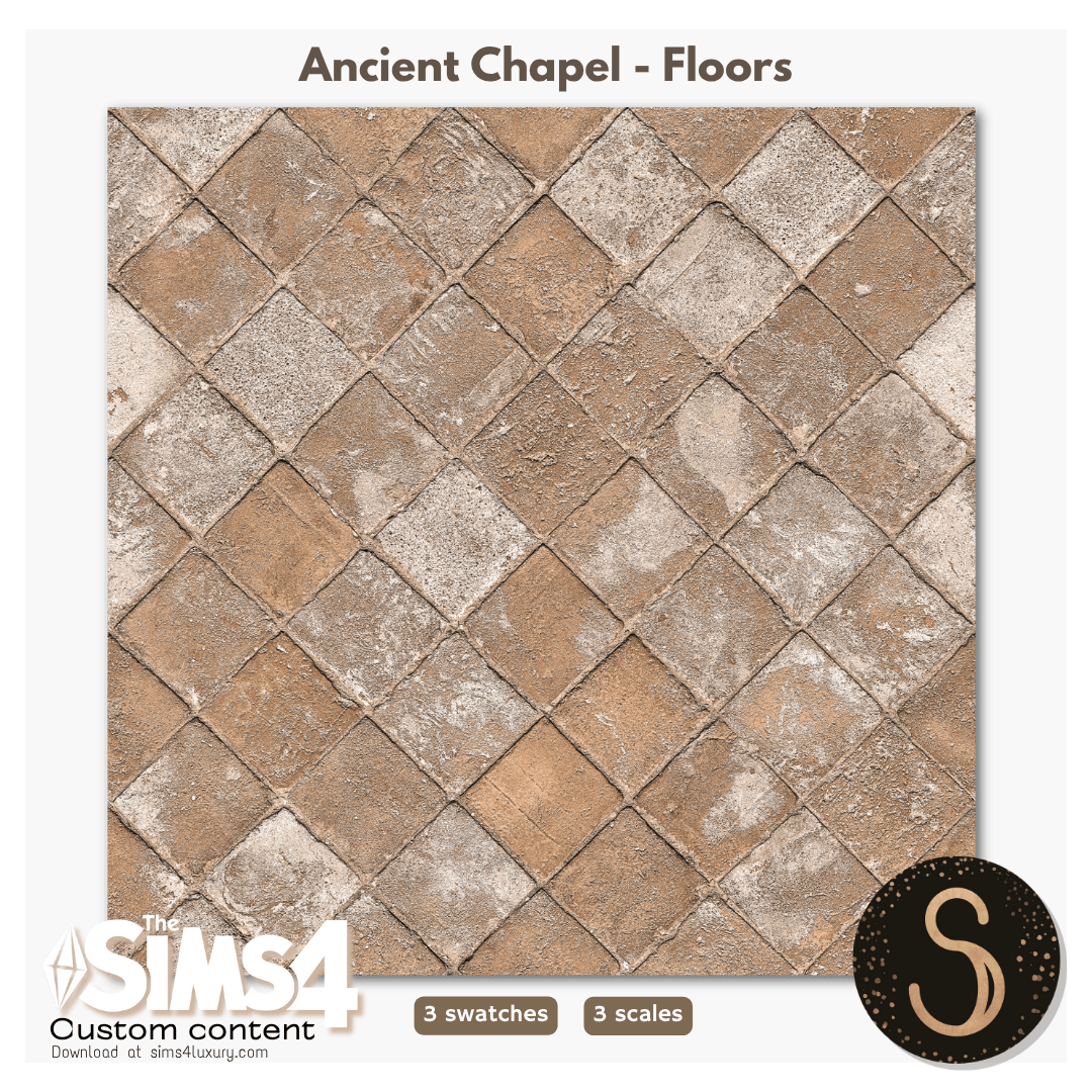 Sims4Luxury - Ancient Chapel - Floors