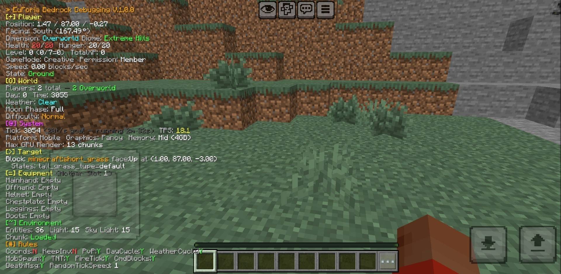 Android - EuForia Bedrock Debug V.1.0.0
