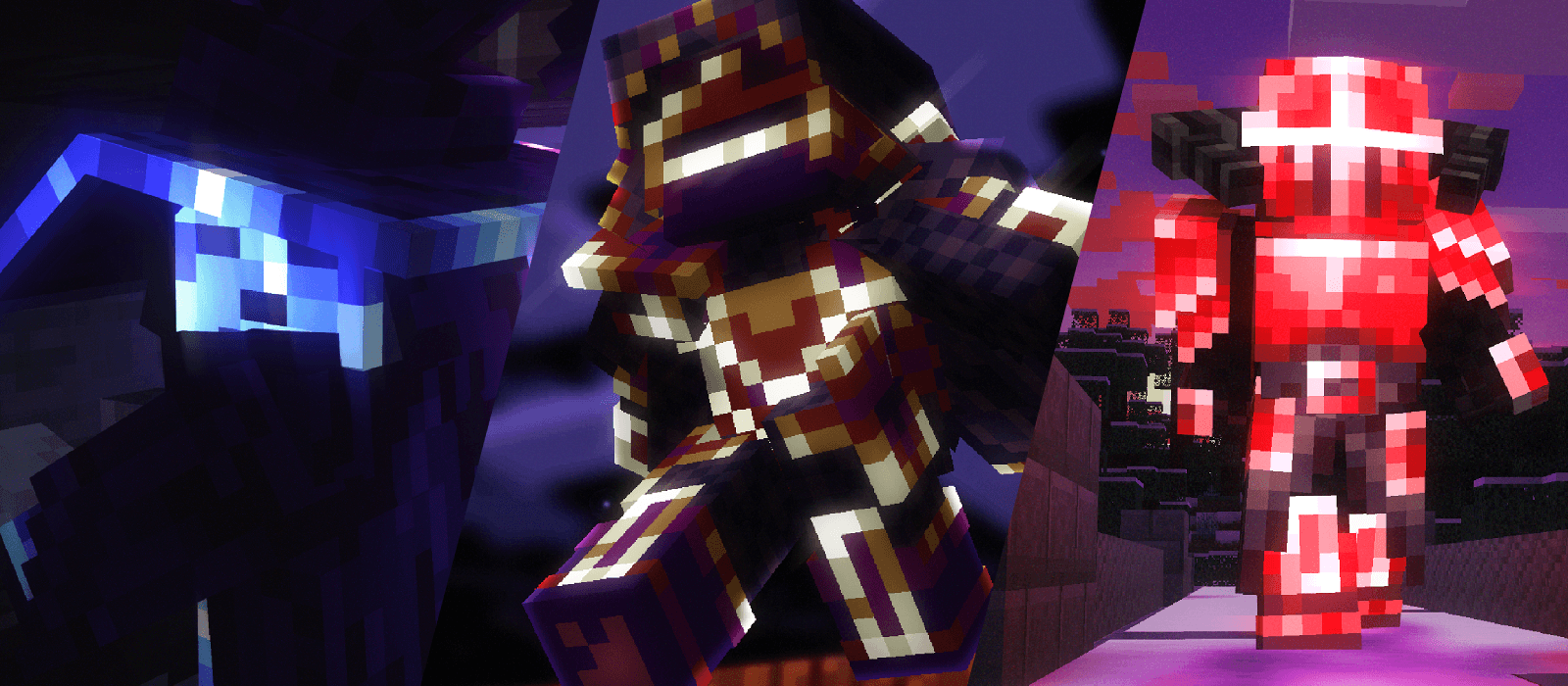 Sapphire Scholar, Onyx Shadow, and Ruby Warrior