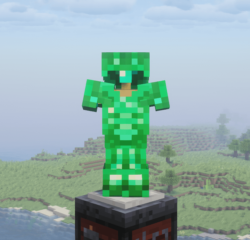 Emerald Armor with Emerald Silence Trim