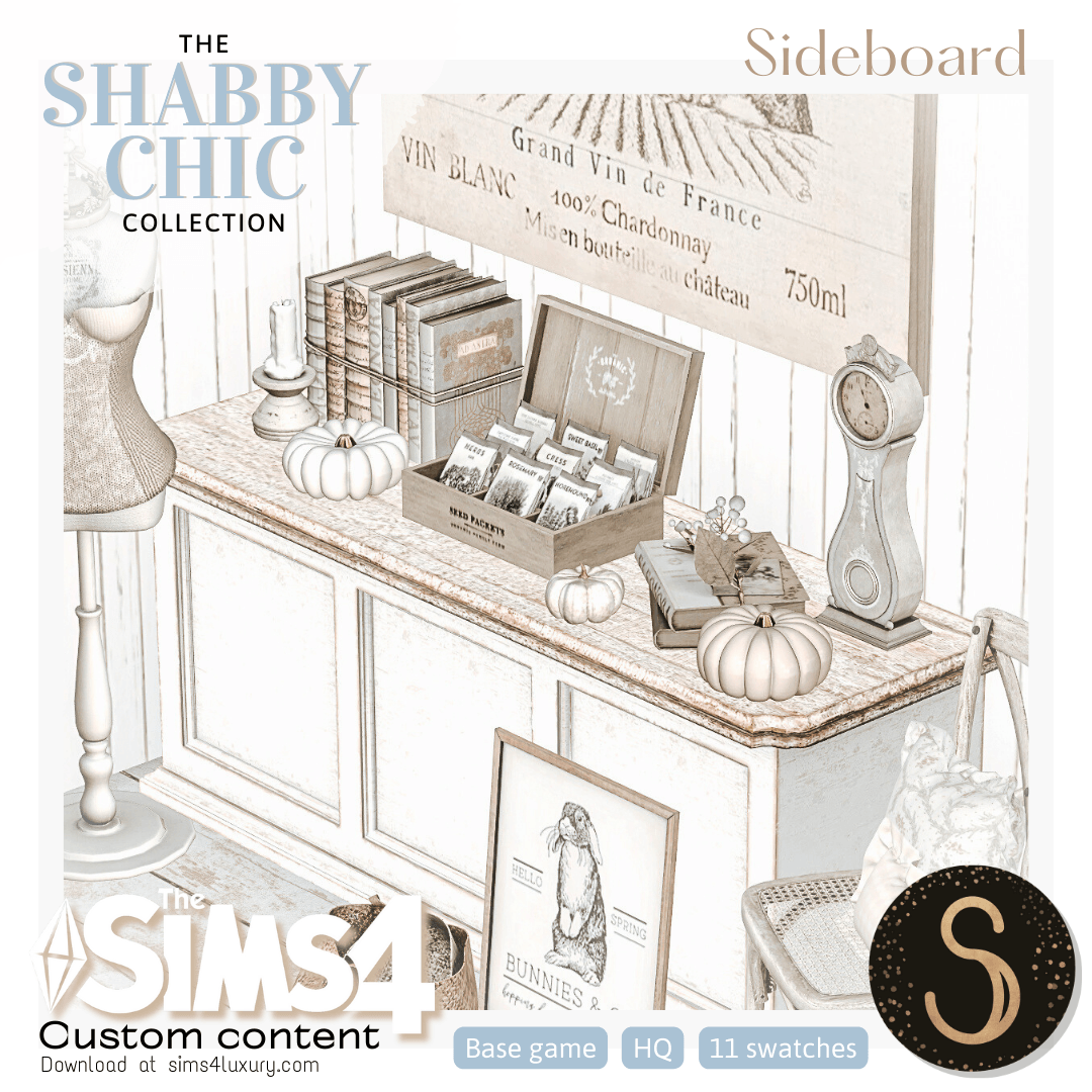 Sims4Luxury - Shabby Chic - Sideboard