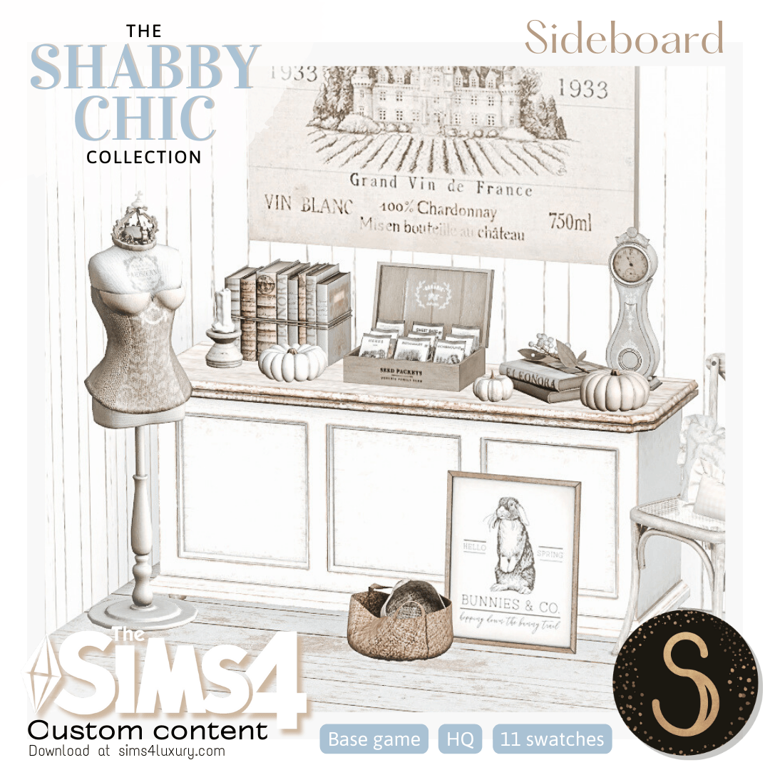 Sims4Luxury - Shabby Chic - Sideboard
