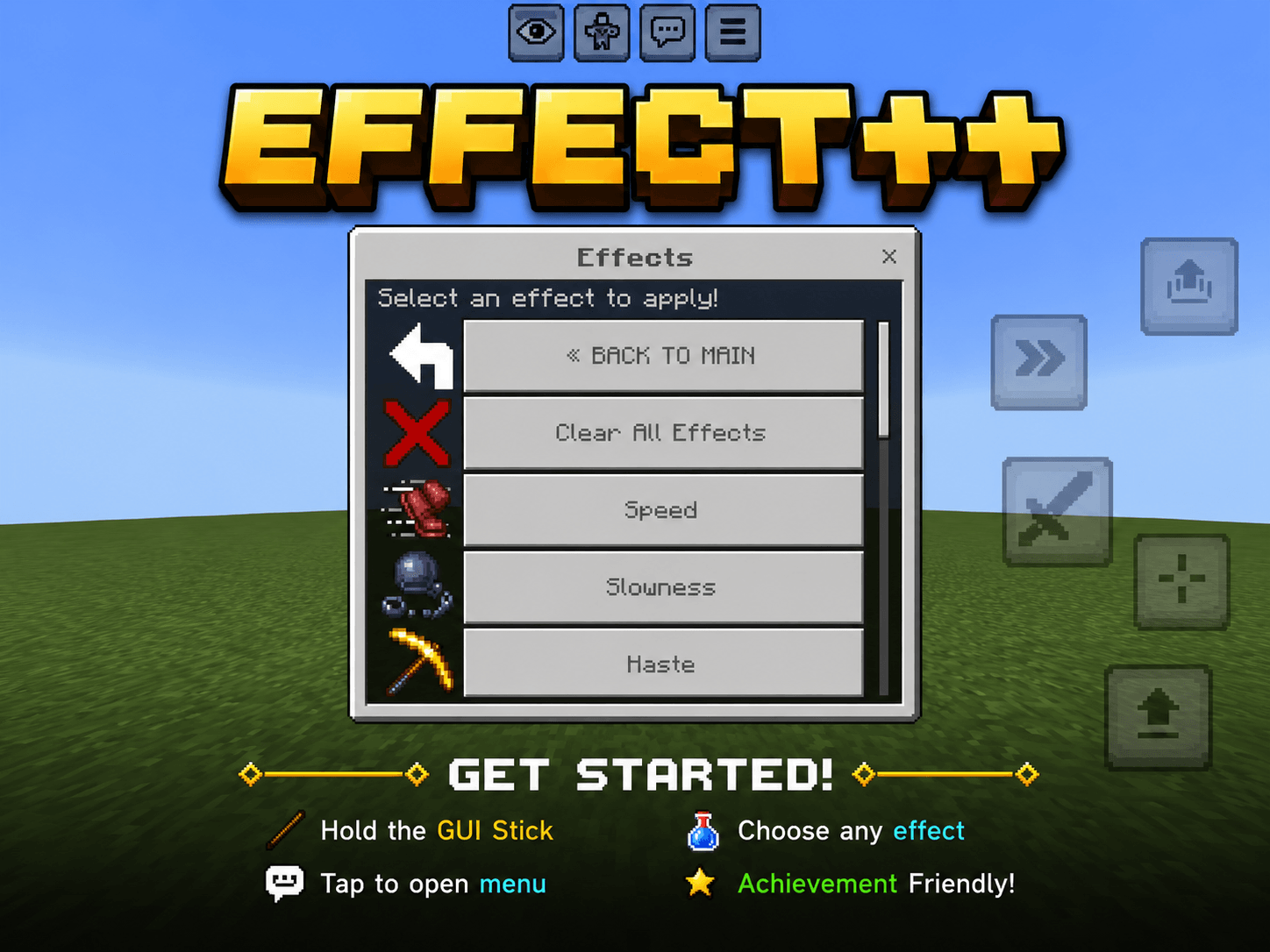 Thumbnail Browse and apply every available effect through the improved Effects Menu. Quickly select, manage, or clear active effects with an easy-to-use, achievement-friendly interface.
