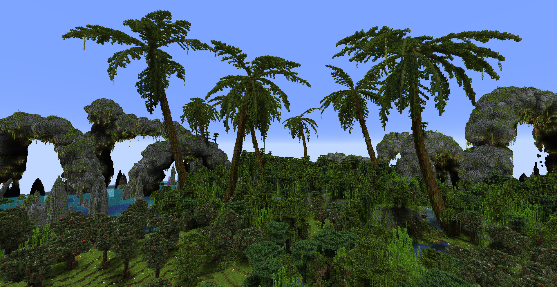 Thumbnail Screenshot of Departers in biome from Oh the Biomes We've Gone mod. This done by Soi's custom pack.