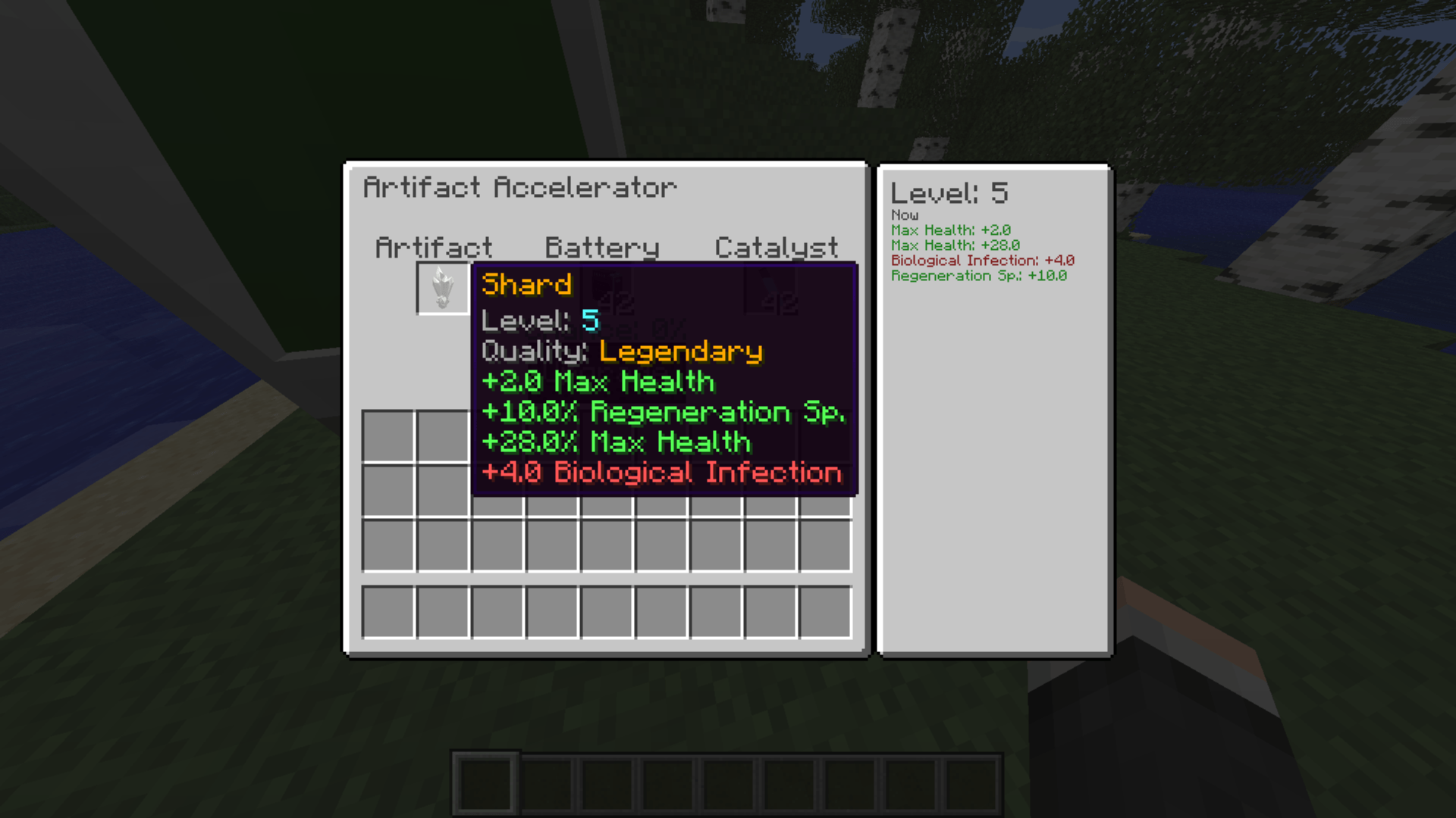 Thumbnail Artifact Upgrader Artifact Level 5.