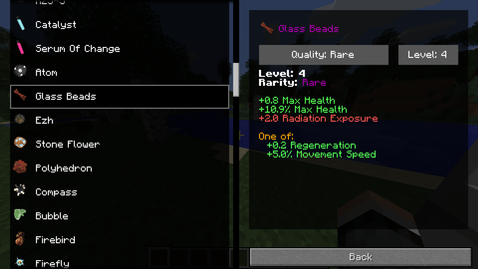 Thumbnail LMB, RMB to switch Quality and Level.