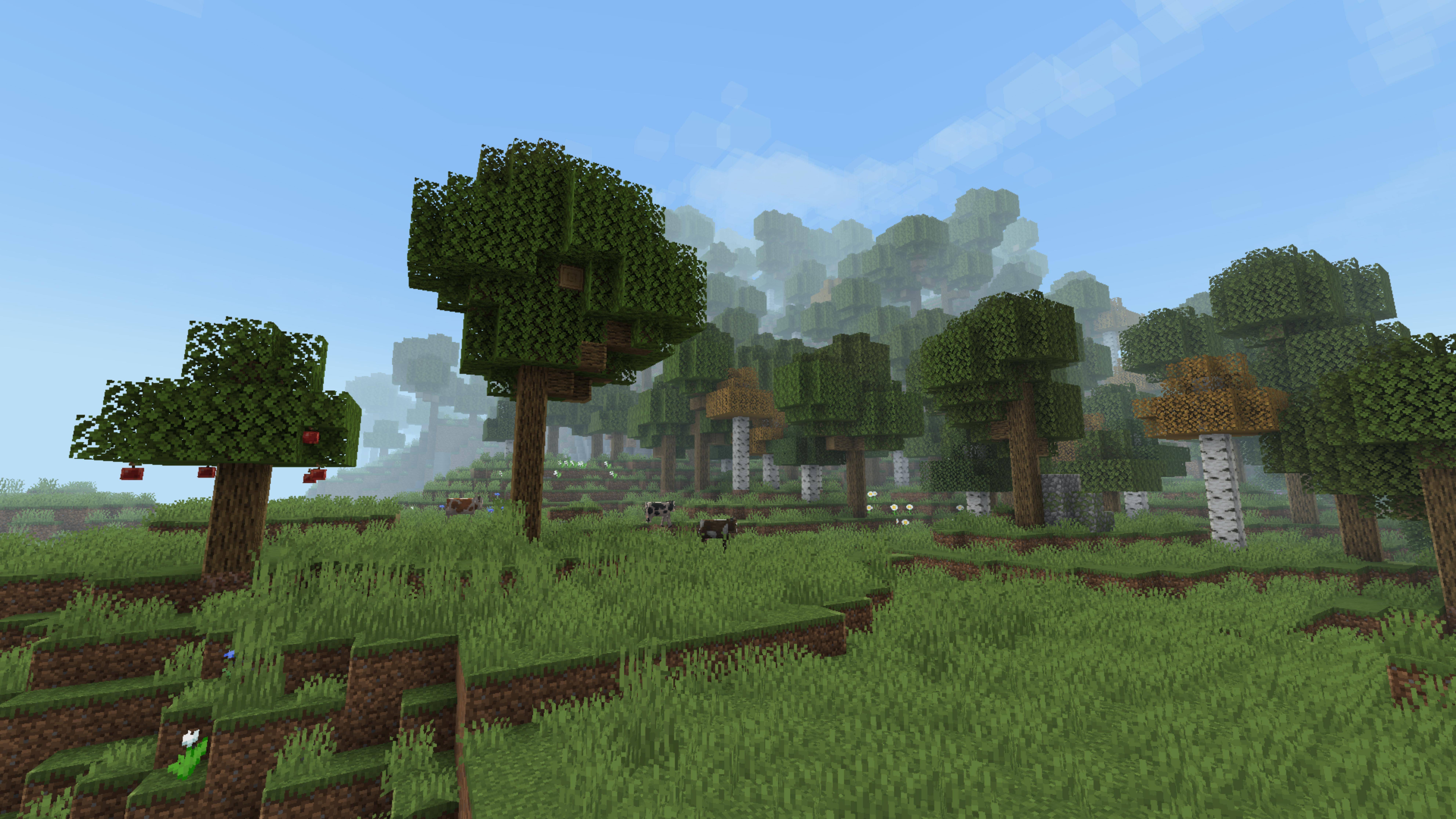 a photo i took during early development of this modpack.