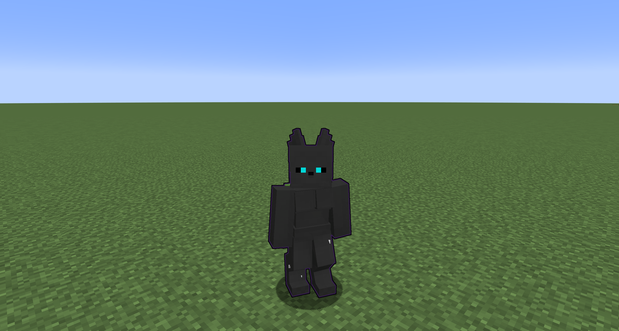 Astralis Moonborn origin, post-transfurmation. The glow effects still apply to the new model, and the stat changes from transfurmation are stacked on the stat changes from the origin.